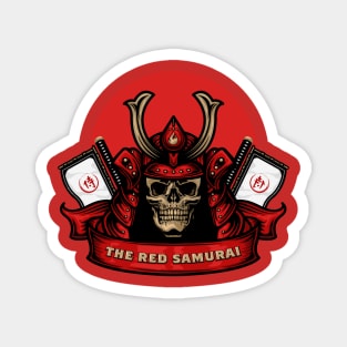 The Red Samurai Magnet