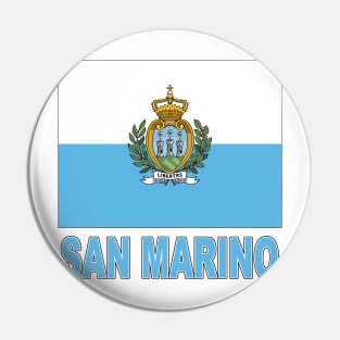 The Pride of San Marino - National Flag Design Pin