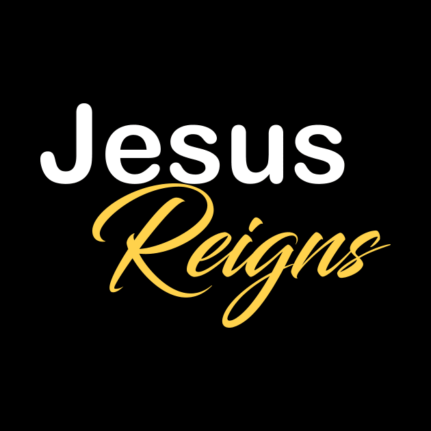 Jesus Reigns by theshop