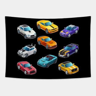 Muscle Cars Tapestry