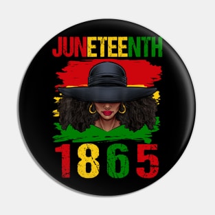 Juneteenth Shirt Juneteenth Is My Independence Day 1865 Pin