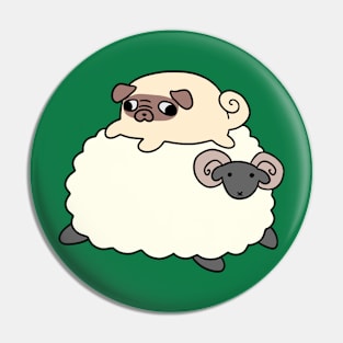 Ram and Little Pug Pin