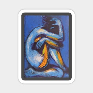 Blue Mood 3 - Female Nude Magnet