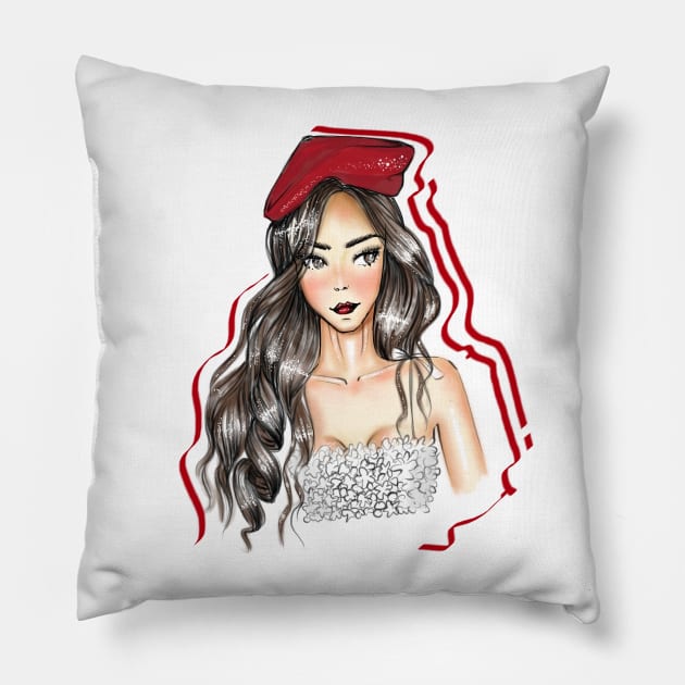 Emily in Paris Pillow by Delaralux