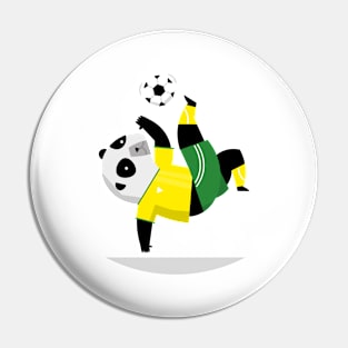 Soccer Panda Pin