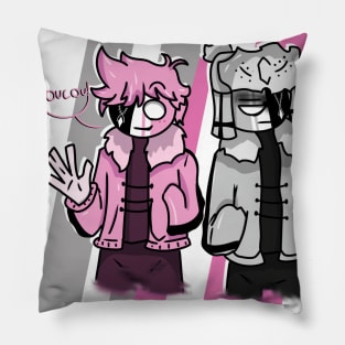 fnf cool ruv graffiti art Pillow