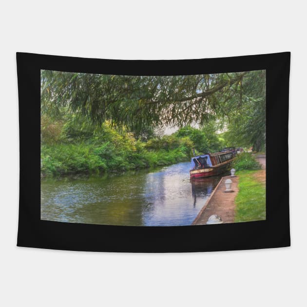 By The Kennet And Avon Canal Tapestry by IanWL