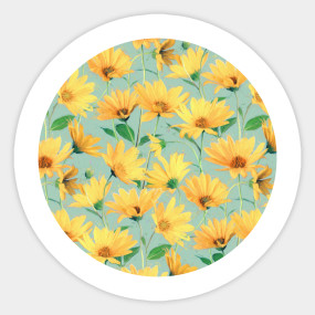 Painted Golden Yellow Daisies on soft sage green iphone 11 case Painted Golden Yellow Daisies on soft sage green iphone 11 case