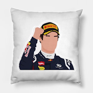 Australian Formula 1 driver Mark Webber celebrating on the podium Pillow