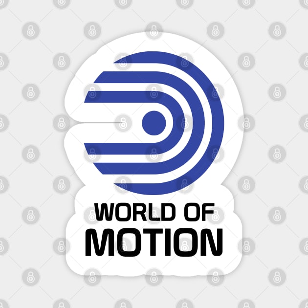 World of Motion Magnet by GrizzlyPeakApparel