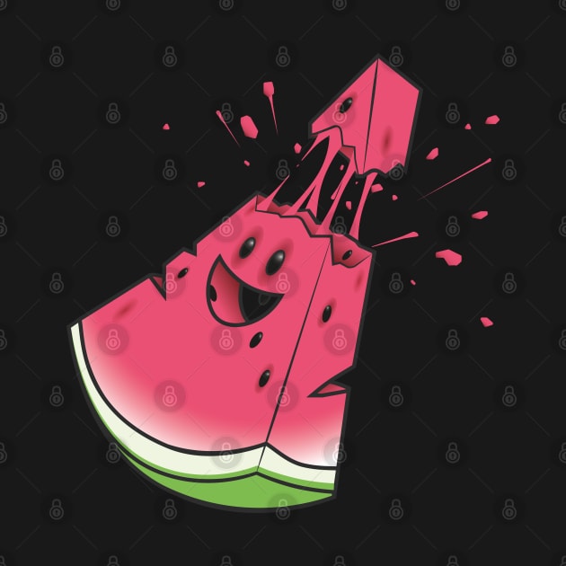 Watermelon Mind Blown by threadfulcat