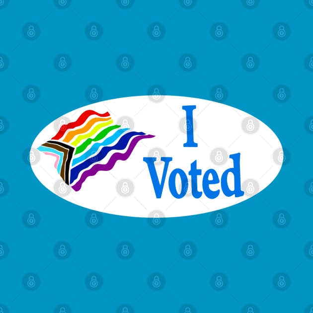 I Voted LGBTQ+ Pride by izzyfaye