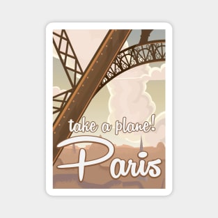 Take a Plane Paris Magnet