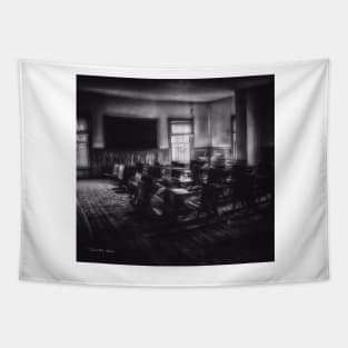 Old School - Black And White Tapestry