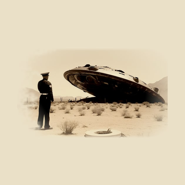 Crashed UFO by tedsox