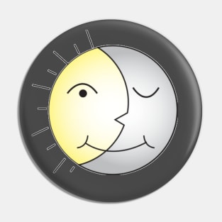 Lispe Sun Sleepy Moon Pin