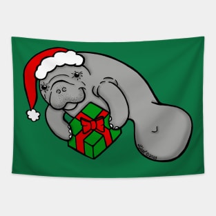 Merry Manatee Tapestry