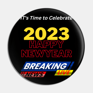 2023 New Year Celebration, Happy New Year 2023,breaking News Pin
