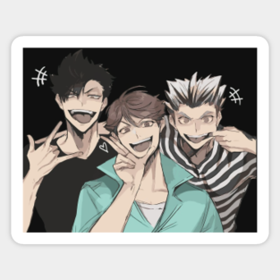 Haikyuu Stickers Teepublic Manga anime sketch sports anime anime stickers drawings aesthetic anime anime boy haikyuu manga karasuno. haikyuu stickers teepublic