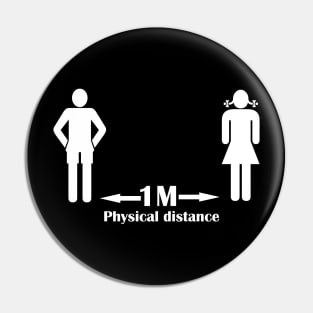 physical distance Pin