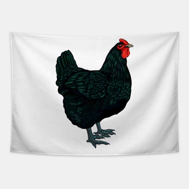 Jersey Giant Chicken Tapestry by Modern Medieval Design