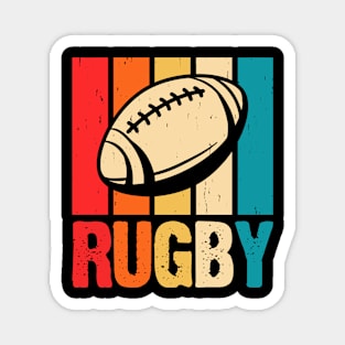 Rugby Sport For Rugby Player Team Coach Rugby Lover Distressed Magnet