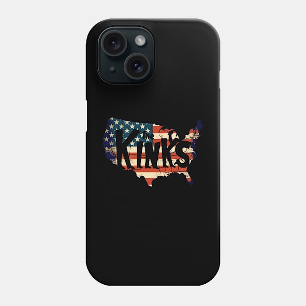 The Kinks Retro Flag Phone Case by BiteBliss