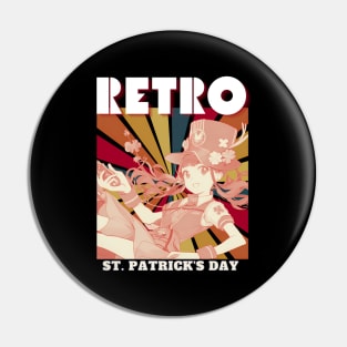Retro St. Patrick's Day Pin