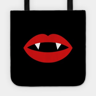 Vampire fangs Tote