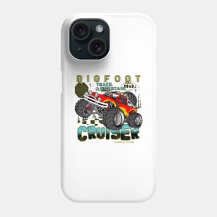 bigfoot race large tire Phone Case