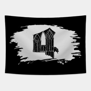 Gothic letter Q – Alphabet typography Tapestry