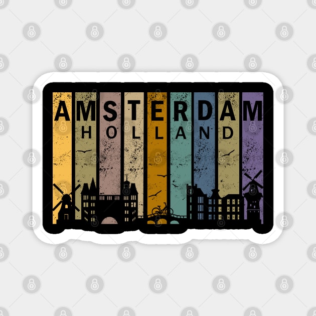 Amsterdam Magnet by valentinahramov