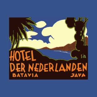 Vintage Travel Poster, Batavia, Java T-Shirt