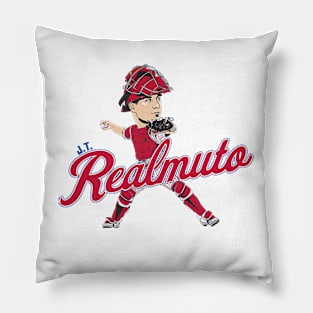 J.T. Realmuto Caricature Pillow