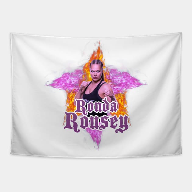 Ronda Rousey // WWE FansArt Tapestry by suprax125R