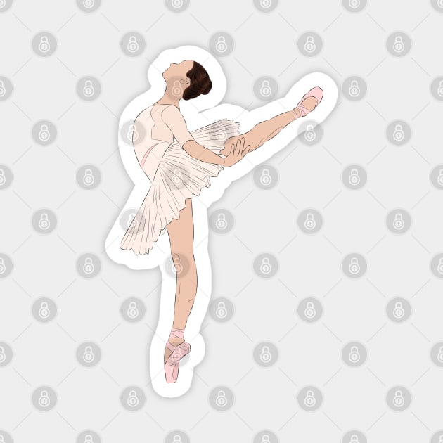 Arabesque - Ballerina Magnet by LiLian-Kaff
