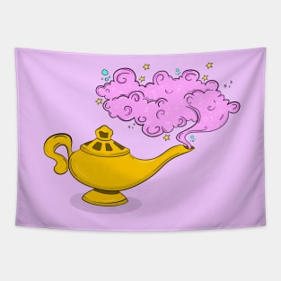 The Genies Magic Lamp Tapestry