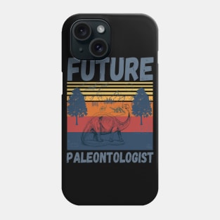 Future paleontologist, paleontology school dinosaurs lover Phone Case