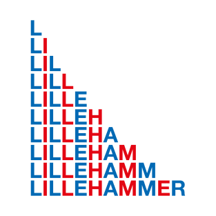 LILLEHAMMER Norwegian Flag T-Shirt