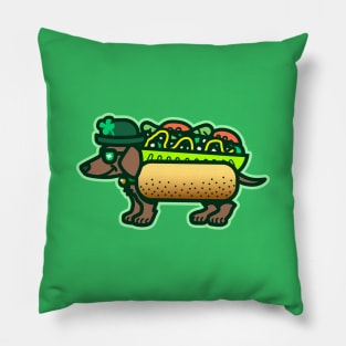 Four Leaf Clover Chicago Dog Pillow