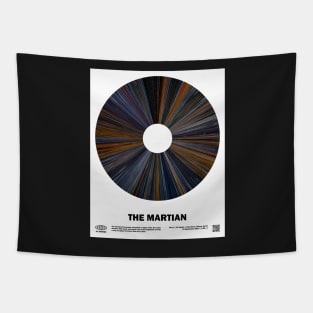 minimal_The Martian Warp Barcode Movie Tapestry