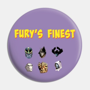 Fury's Finest Logo The Black Order Pin