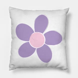 Purple Flower Pillow