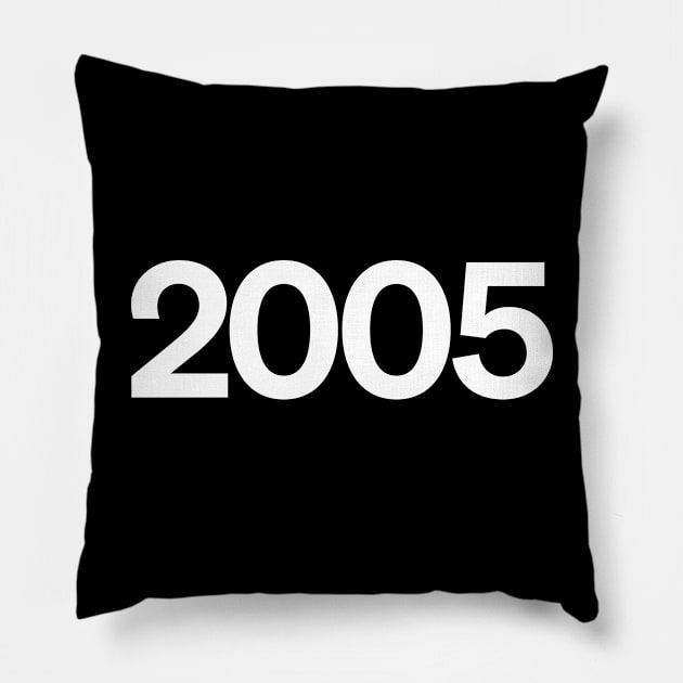 2005 Pillow by Monographis