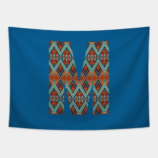 Letter M- boho design Tapestry