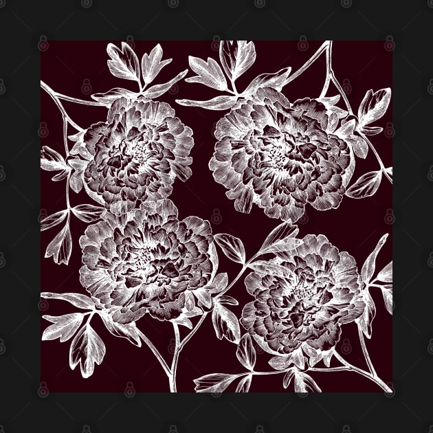 plum peonies by misspoppie1914