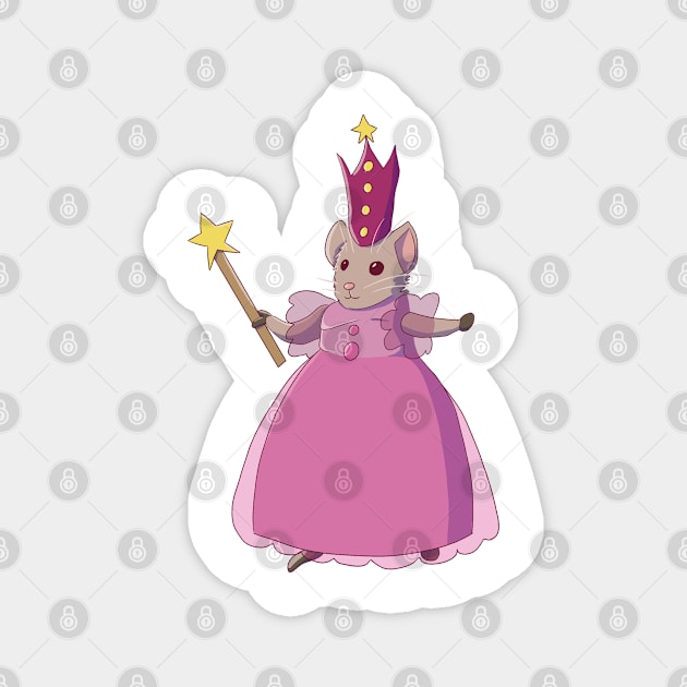 Princess mouse Magnet by annoyingarts