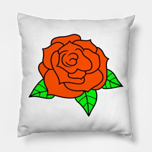 Orange Roses Pillow