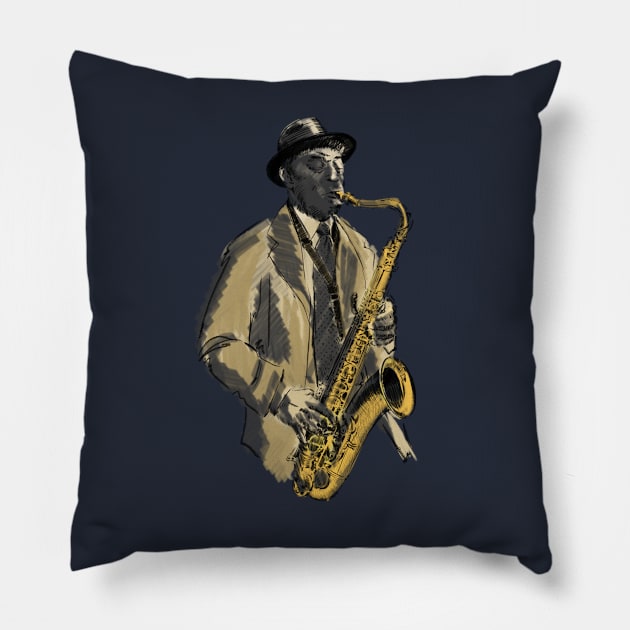 Saxophon Pillow by sibosssr