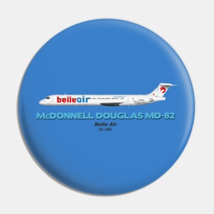 McDonnell Douglas MD-82 - Belle Air Pin